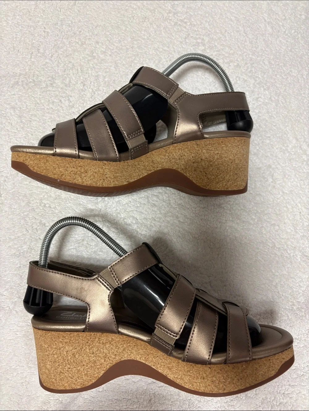 Clarks stylish metallic
